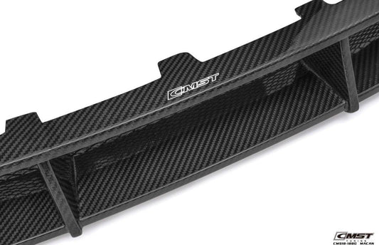 Porsche Macan 95B.2 Base/S 2019 2020 2021 with Aftermarket Parts - Front Lip Carbon Fiber / FRP from CMST Tuning