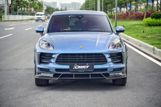 Porsche Macan 95B.2 Base/S 2019 2020 2021 with Aftermarket Parts - Front Lip Carbon Fiber / FRP from CMST Tuning