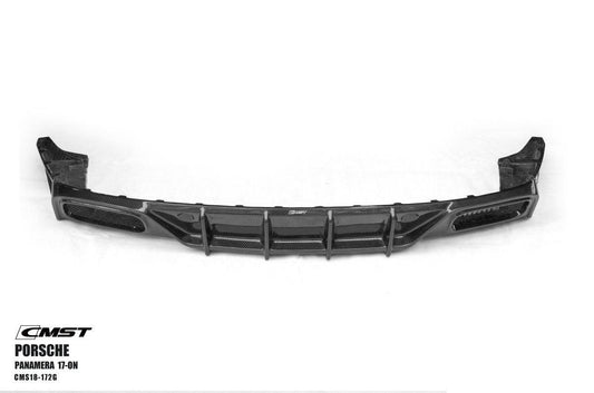 Porsche Panamera 971 971.2 RWD/Base/4/4S 2021-2023 with Aftermarket Parts - Pre-preg Carbon & FRP Front Lip from CMST Tuning