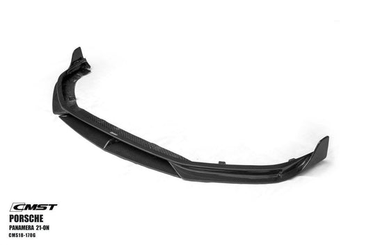 Porsche Panamera 971 971.2 RWD/Base/4/4S 2021-2023 with Aftermarket Parts - Pre-preg Carbon & FRP Front Lip from CMST Tuning