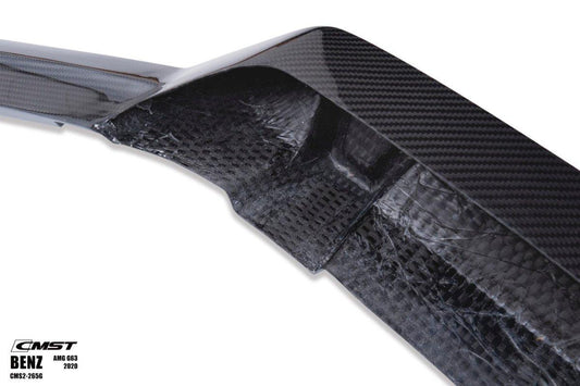 Mercedes Benz G63 AMG W463 W464 2019-ON with Aftermarket Parts - Pre-preg Carbon Fiber FRP Front Lip Splitter from CMST Tuning