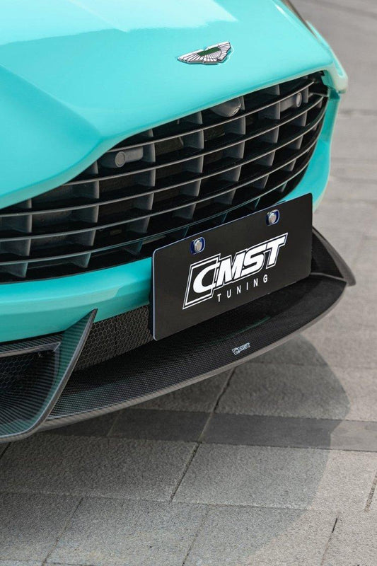 Aston Martin DB11 V8 V12 2017 2018 2019 2020 2021 2022 2023 with Aftermarket Parts - Front Lip Pre-preg Carbon Fiber from CMST Tuning