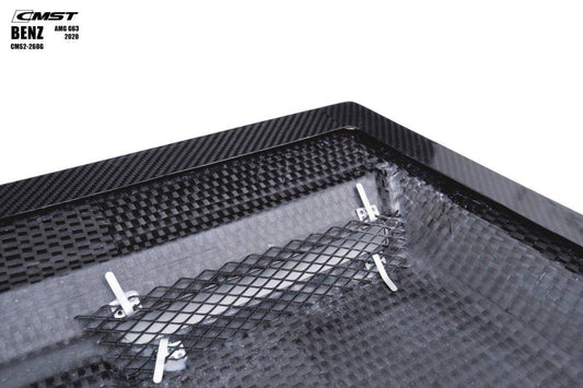 Mercedes Benz G63 AMG G550 W463 W464 2019-ON with Aftermarket Parts - Pre-preg Carbon Fiber FRP Hood Bonnet Cover from CMST Tuning