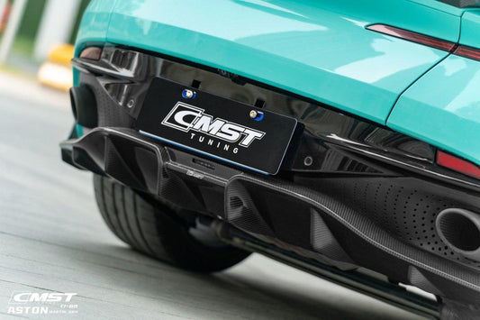 Aston Martin DB11 V8 V12 2017 2018 2019 2020 2021 2022 2023 with Aftermarket Parts - Rear Diffuser Pre-preg Carbon Fiber from CMST Tuning