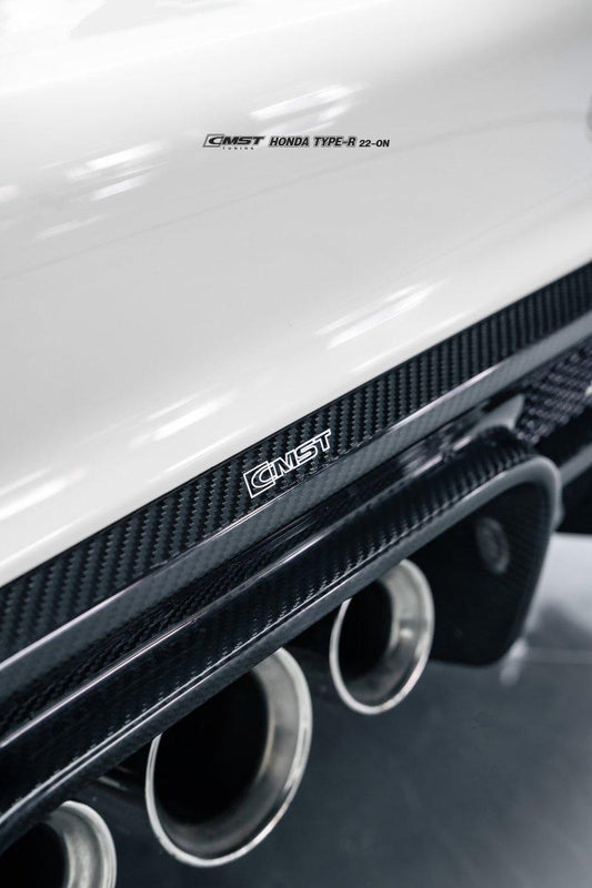 Honda Civic Type-R FL5 2023-ON with Aftermarket Parts - Pre-preg Carbon Fiber/FRP Rear Diffuser from CMST Tuning