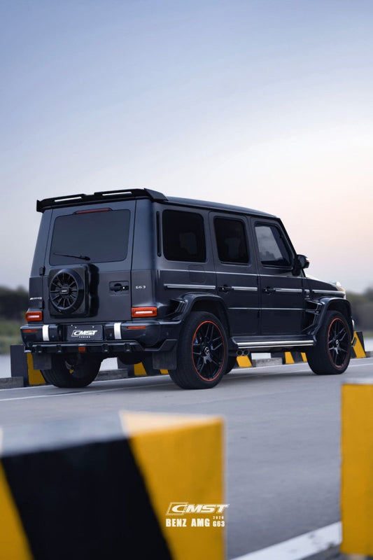 Mercedes Benz G63 AMG G550 W463 W464 2019-ON with Aftermarket Parts - Pre-preg Carbon Fiber FRP Rear Diffuser from CMST Tuning