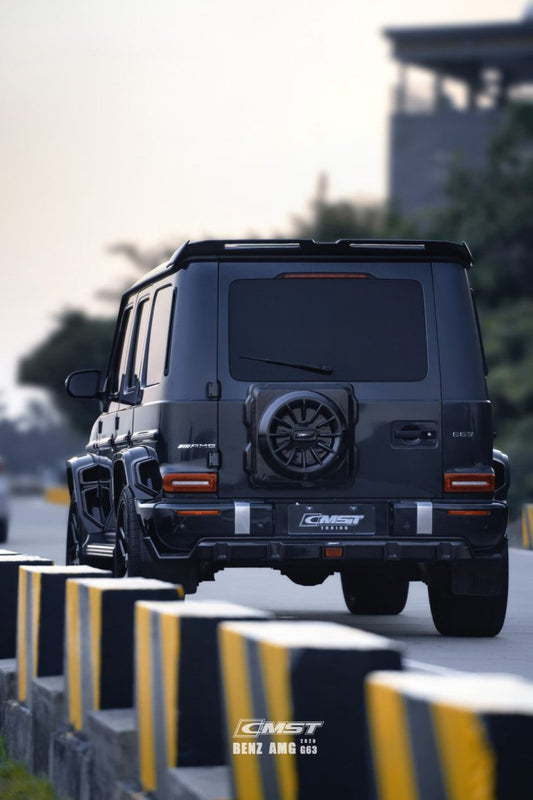 Mercedes Benz G63 AMG G550 W463 W464 2019-ON with Aftermarket Parts - Pre-preg Carbon Fiber FRP Rear Diffuser from CMST Tuning
