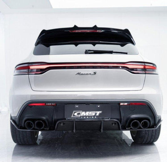 Porsche Macan 95B.3 Base/S/T 2022 2023 2024 2025 with Aftermarket Parts - Rear Diffuser Carbon Fiber / FRP from CMST Tuning