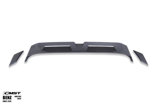 Mercedes Benz G63 AMG G550 W463 W464 2019-ON with Aftermarket Parts - Pre-preg Carbon Fiber FRP Rear Roof Spoiler from CMST Tuning