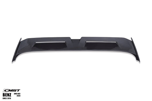 Mercedes Benz G63 AMG G550 W463 W464 2019-ON with Aftermarket Parts - Pre-preg Carbon Fiber FRP Rear Roof Spoiler from CMST Tuning