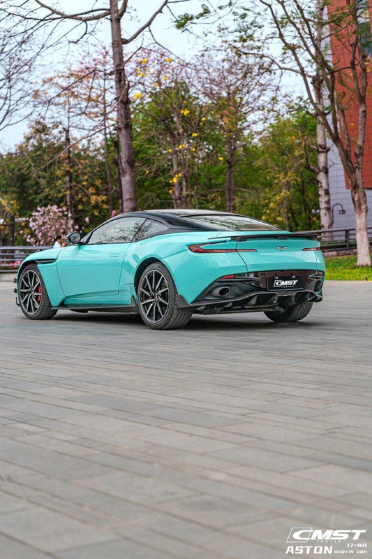 Aston Martin DB11 V8 V12 2017 2018 2019 2020 2021 2022 2023 with Aftermarket Parts - Rear Spoiler Pre-preg Carbon Fiber from CMST Tuning
