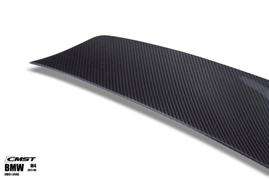 BMW 4 series 430i M440i G22 2020-ON & M4/M4C/M4CS G82 2021-ON with Aftermarket Parts - Pre-preg Carbon Fiber & FRP Rear Spoiler from CMST Tuning