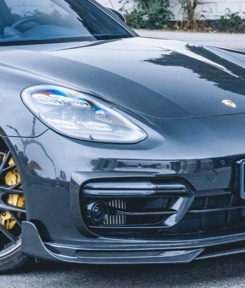 Porsche Panamera 971 971.2 RWD/Base/4/4S 2021-2023 with Aftermarket Parts - Pre-preg Carbon & FRP Upper Valences from CMST Tuning