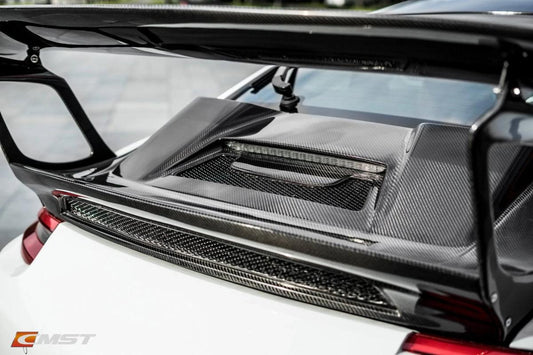 Porsche 991 991.1 991.2
Carerra Base/S/T/4/4S/GTS/Turbo/Turbo S 2012-2016 with Aftermarket Parts - GT2RS 991.1 & 991.2 Style Full FRP & Vacuumed Carbon Rear Trunk Lid & Wing from CMST Tuning