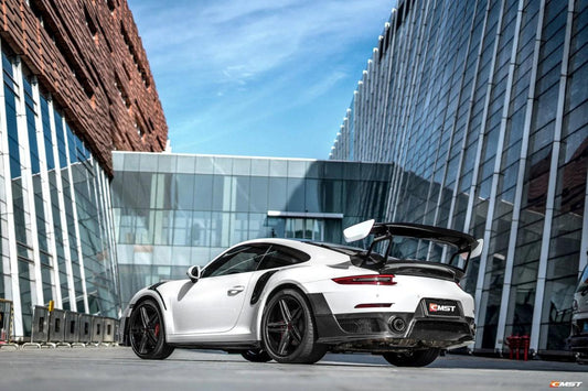 Porsche 991 991.1 991.2
Carerra Base/S/T/4/4S/GTS/Turbo/Turbo S 2012-2016 with Aftermarket Parts - GT2RS 991.1 & 991.2 Style Full FRP & Vacuumed Carbon Rear Trunk Lid & Wing from CMST Tuning