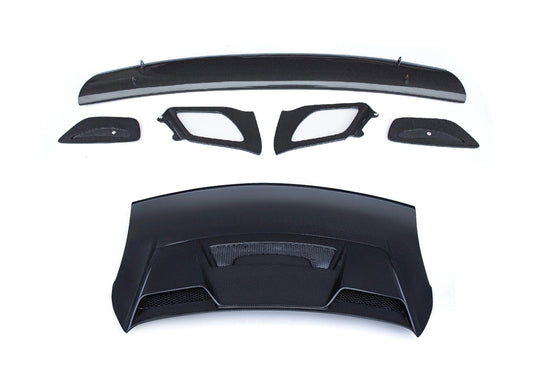Porsche 991 991.1 991.2
Carerra Base/S/T/4/4S/GTS/Turbo/Turbo S 2012-2016 with Aftermarket Parts - GT2RS 991.1 & 991.2 Style Full FRP & Vacuumed Carbon Rear Trunk Lid & Wing from CMST Tuning