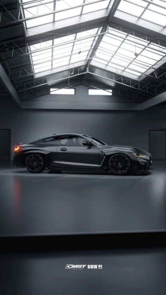 BMW M4 / M4C / M4CS G82 2021 ON (This product is desigend to work with the "CMST Bumper Kit" only, it does not fit the OEM Bumper.) with Aftermarket Parts - Carbon Fiber & FRP Widebody Wheel Arches from CMST Tuning