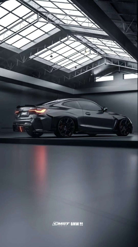 BMW M4 / M4C / M4CS G82 2021 ON (This product is desigend to work with the "CMST Bumper Kit" only, it does not fit the OEM Bumper.) with Aftermarket Parts - Carbon Fiber & FRP Widebody Wheel Arches from CMST Tuning