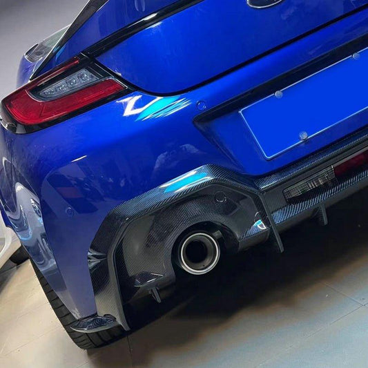 Subaru BRZ ZD8 2022 2023 2024 & Toyota GR86 ZN8 2022 2023 2024 with Aftermarket Parts - AD Style Rear Diffuser Carbon Fiber / FRP from EPR USA