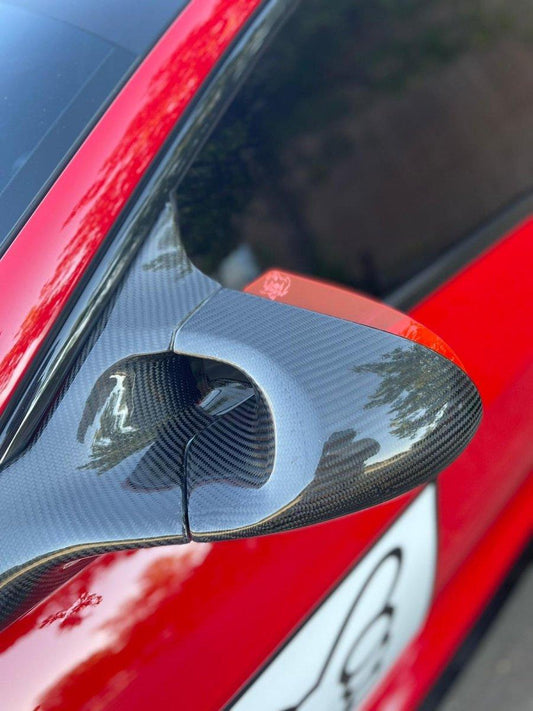 Honda Civic Type-R FK8 2017 2018 2019 2020 2021 & Civic 10th Gen FK7 2017 2018 2019 2020 2021 with Aftermarket Parts - Aero Mirror (Left & Right Hand Drive) Carbon Fiber from EPR USA