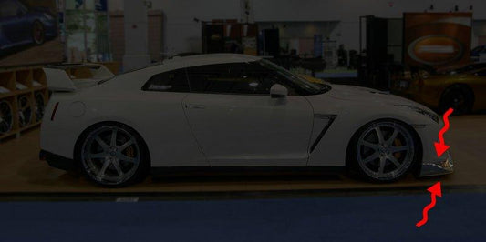 EPR Carbon Fiber AM Style Front Lip with undertray for GTR R35 08-12 - Performance SpeedShop