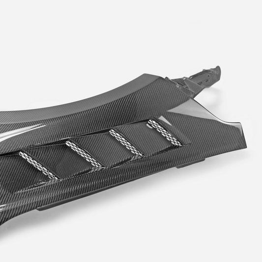 Honda Civic Type-R FL5 2023 2024 with Aftermarket Parts - Front Fender Carbon Fiber / FRP from EPR USA