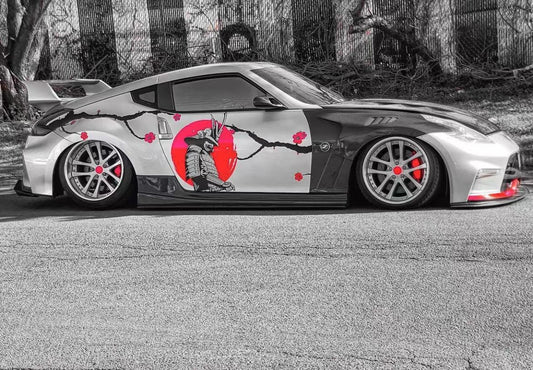 Nissan 370Z Nismo Sport Touring Base Fairlady Z Z34 2009 2010 2011 2012 2013 2014 2015 2016 2017 2018 2019 2020 with Aftermarket Parts - EPA Front Fenders Carbon Fiber from EPR USA