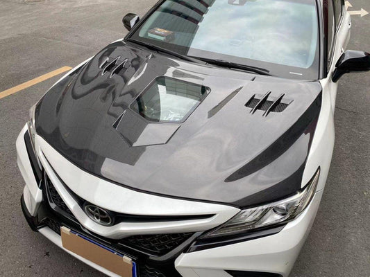 EPR Carbon Fiber EPA V2 Type vented hood for 2017-ON Toyota Camry XV70 - Performance SpeedShop