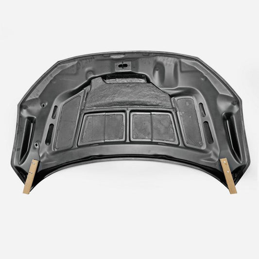Honda Civic Type-R FK8 2017 2018 2019 2020 2021 with Aftermarket Parts - VRS Style Hood Carbon Fiber / FRP from EPR USA