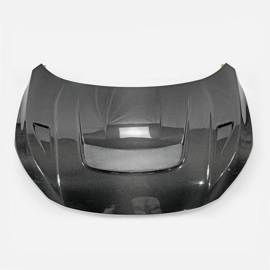 Honda Civic Type-R FK8 2017 2018 2019 2020 2021 with Aftermarket Parts - VRS Style Hood Carbon Fiber / FRP from EPR USA