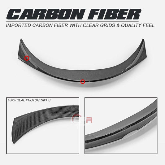 EPR Carbon Fiber HWS Type Duckbill spoiler for 19-22 Toyota Corolla Auris E210 Hatch back rear mid trunk spoiler - Performance SpeedShop