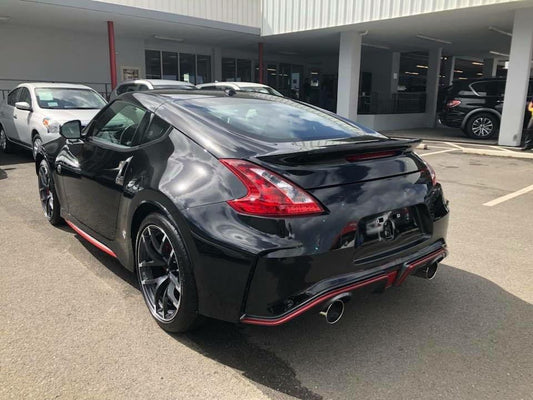 Nissan 370Z Sport Touring Base Fairlady Z Z34 Pre-Facelift 2009 2010 2011 & 370Z Sport Touring Base Fairlady Z Z34 Facelift 2012 2013 2014 2015 2016 2017 2018 2019 2020 & Nismo V1 2009 2010 2011 & Nismo V2 2012 2013 2014 2015 2016 2017 2018 2019 2020 with Aftermarket Parts - Rear Spoiler Carbon Fiber / FRP from EPR USA