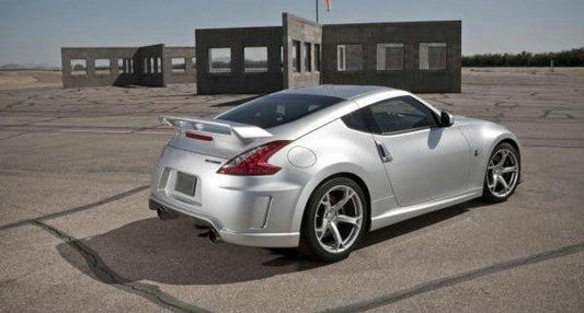 Nissan 370Z Sport Touring Base Fairlady Z Z34 Pre-Facelift 2009 2010 2011 & 370Z Sport Touring Base Fairlady Z Z34 Facelift 2012 2013 2014 2015 2016 2017 2018 2019 2020 & Nismo V1 2009 2010 2011 & Nismo V2 2012 2013 2014 2015 2016 2017 2018 2019 2020 with Aftermarket Parts - Nismo Conversion Style Rear Spoiler Carbon Fiber / FRP from EPR USA