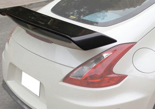 Nissan 370Z Sport Touring Base Fairlady Z Z34 Pre-Facelift 2009 2010 2011 & 370Z Sport Touring Base Fairlady Z Z34 Facelift 2012 2013 2014 2015 2016 2017 2018 2019 2020 & Nismo V1 2009 2010 2011 & Nismo V2 2012 2013 2014 2015 2016 2017 2018 2019 2020 with Aftermarket Parts - Nismo Conversion Style Rear Spoiler Carbon Fiber / FRP from EPR USA