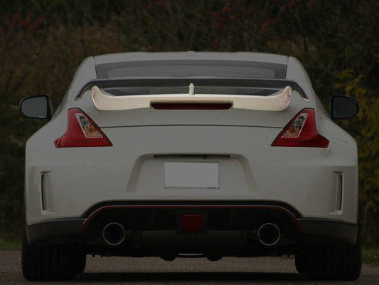 Nissan 370Z Sport Touring Base Fairlady Z Z34 Pre-Facelift 2009 2010 2011 & 370Z Sport Touring Base Fairlady Z Z34 Facelift 2012 2013 2014 2015 2016 2017 2018 2019 2020 & Nismo V1 2009 2010 2011 & Nismo V2 2012 2013 2014 2015 2016 2017 2018 2019 2020 with Aftermarket Parts - Nismo Conversion Style Rear Spoiler Carbon Fiber / FRP from EPR USA