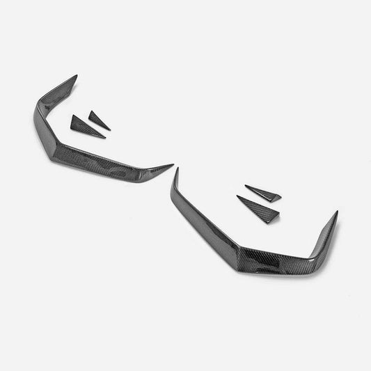 EPR Carbon Fiber V Type rear bumper canard for Infiniti Q60 CV37 17 onwards - Performance SpeedShop