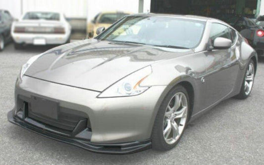 Nissan 370Z Sport Touring Base Fairlady Z Z34 Pre-Facelift 2009 2010 2011 with Aftermarket Parts - TPS Style Front Lip Carbon Fiber / FRP from EPR USA