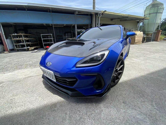 Subaru BRZ ZD8 2022 2023 2024 & Toyota GR86 ZN8 2022 2023 2024 with Aftermarket Parts - EPA1 Style Hood Carbon Fiber / FRP from EPR USA