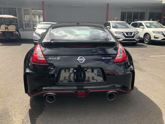 Nissan 370Z Sport Touring Base Fairlady Z Z34 Pre-Facelift 2009 2010 2011 & 370Z Sport Touring Base Fairlady Z Z34 Facelift 2012 2013 2014 2015 2016 2017 2018 2019 2020 & Nismo V1 2009 2010 2011 & Nismo V2 2012 2013 2014 2015 2016 2017 2018 2019 2020 with Aftermarket Parts - Nismo Conversion Style Rear Bumper Carbon Fiber / FRP from EPR USA