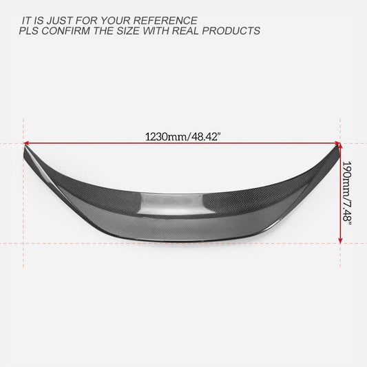 Subaru BRZ ZD8 2022 2023 2024 & Toyota GR86 ZN8 2022 2023 2024 with Aftermarket Parts - TR Style Rear Spoiler Carbon Fiber / FRP from EPR USA