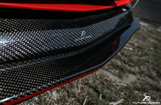 Future Design Carbon 2014-2016 C117 CLA-250 CLA-45 Carbon Fiber Front Lip Ver.4 - Performance SpeedShop