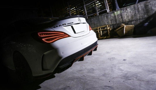 Future Design Carbon 2014-2019 C117 CLA-250 CLA-45 Carbon Fiber Rear Diffuser Ver.3 - Performance SpeedShop