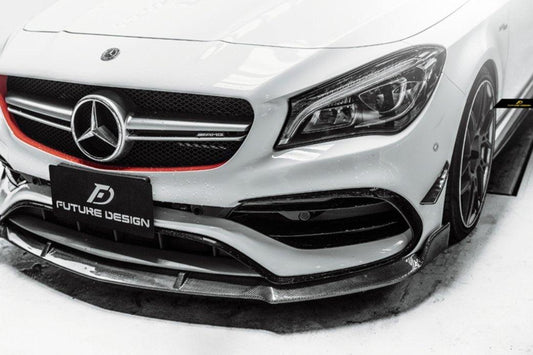 Future Design Carbon 2017-2019 C117 CLA-250 CLA-45 Carbon Fiber Front Lip - Performance SpeedShop