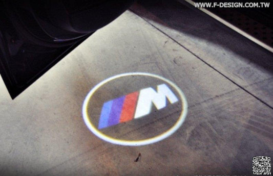 Future Design Carbon BMW F80 F82 F83 M3 M4 Door LED LOGO Projector Light - Performance SpeedShop