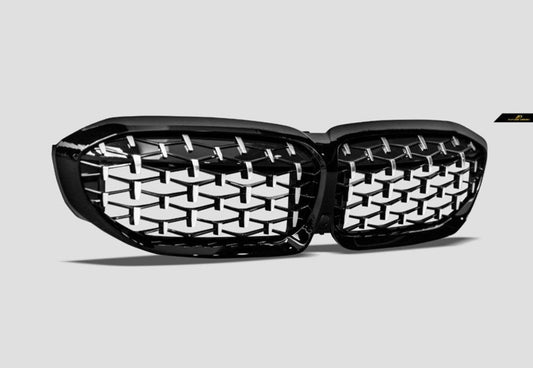 Future Design Carbon BMW G20 / G21 3 Series ABS Front Grill Ver.4 - Performance SpeedShop