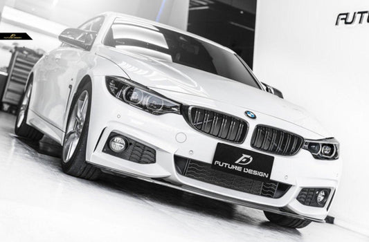 Future Design Carbon Carbon Fiber Front Lip Ver.4 for BMW 4 Series F32 F33 F36 - Performance SpeedShop