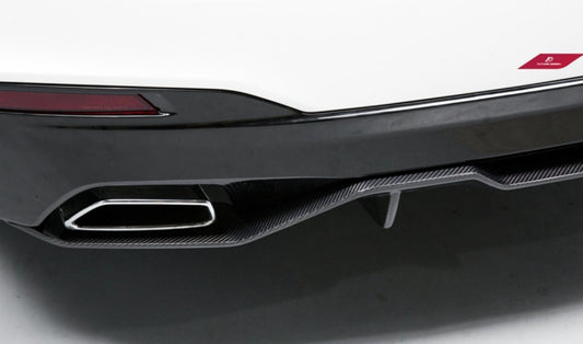 Future Design Carbon Carbon Fiber Rear Diffuser M Performance Style For BMW 5 Series G30 530i 540i 2017-ON - Performance SpeedShop