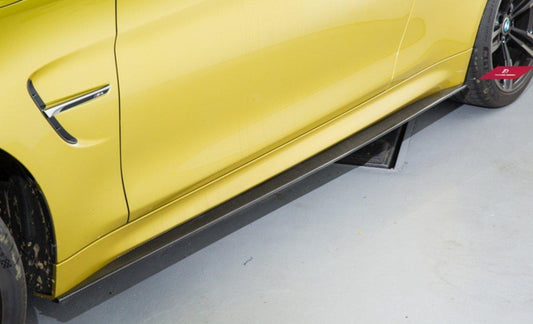Future Design Carbon Carbon Fiber Side Skirts Ver.1 for BMW 4 Series F32 F33 F36 - Performance SpeedShop