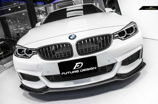 Future Design Carbon END Carbon Fiber Front Lip for BMW 4 Series F32 F33 F36 - Performance SpeedShop