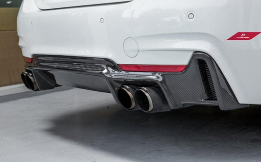 Future Design Carbon FD Carbon Fiber Rear Diffuser for BMW 4 Series F32 F33 F36 - Performance SpeedShop